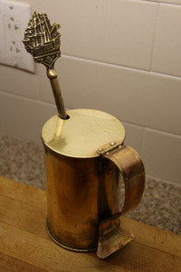 antique brass fire starter