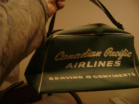 Canadian Pacific Airlines travel bag/tag vintage