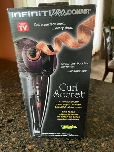 Curl Secret Infinity Pro par Conair Fer pour boucler les cheveux Neuf, boite jamais ouverte céramiqu...