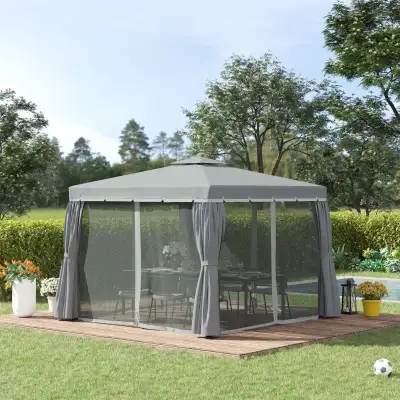 Outsunny 2-Tier Outdoor Gazebo Canopy Tent , View more