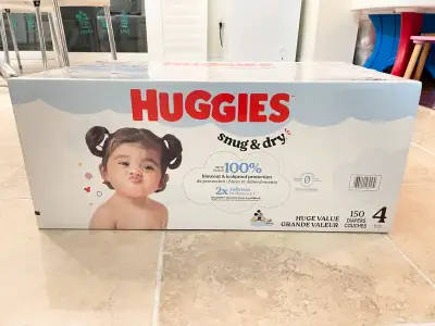 Huggies Size 4 Diapers,  Baby Diapers, Size 4 (22-37 lb, View more