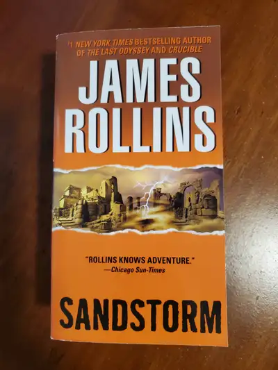 Adventure fiction - Sandstorm by James Rollins, View more
