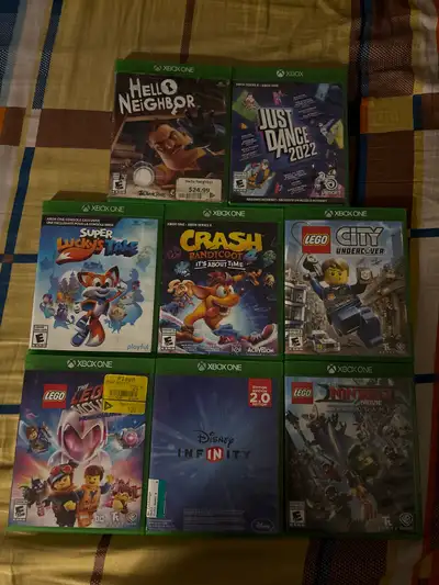 15$ each game. 100$ for all., View more