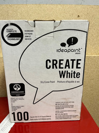 Dry Erase Paint Kit 100sq Ft White