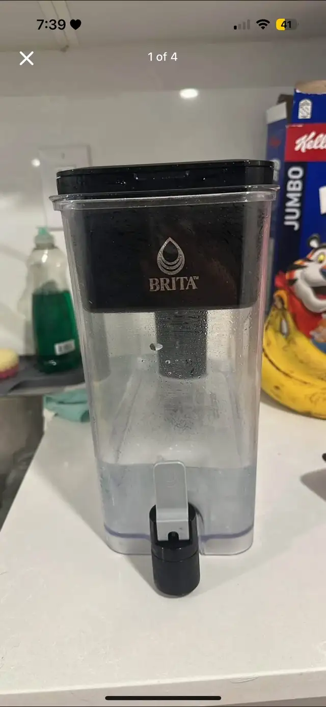 Brita Elite Dispenser + used filter + new filter63611958561155120