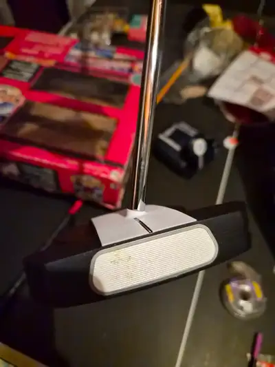 Only rolled one round like new odyssey square max stripe putter!, View more