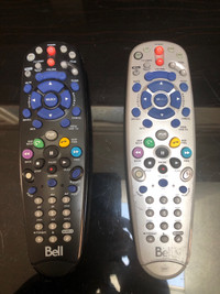 Remote control for Bell satellite receiver.