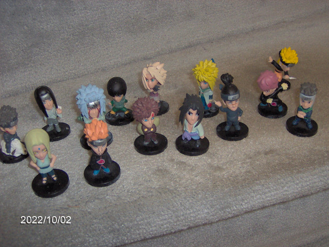 Lot of 14 Manga Anime Figures 2 Inches Tall in Arts & Collectibles in Markham / York Region