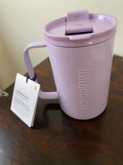 New! With tags Lululemon 12 ounce insulated cup in lilac play, View more