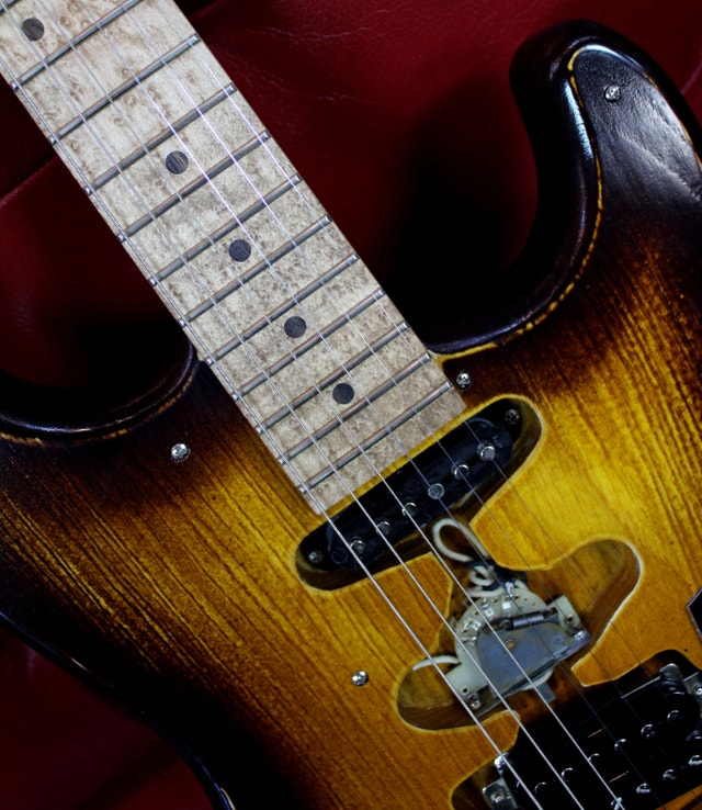 Palermo PG3 Guitar EVH Frankenstein Floyd Rose W/ Case 2022 NEW