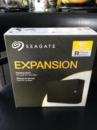 SEAGATE Expansion Desktop Drive 6 TB for PC and Mac