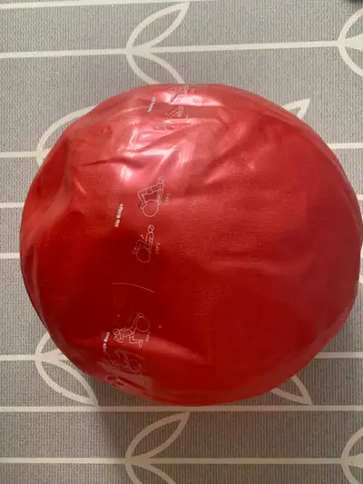 red yoga ball, View more