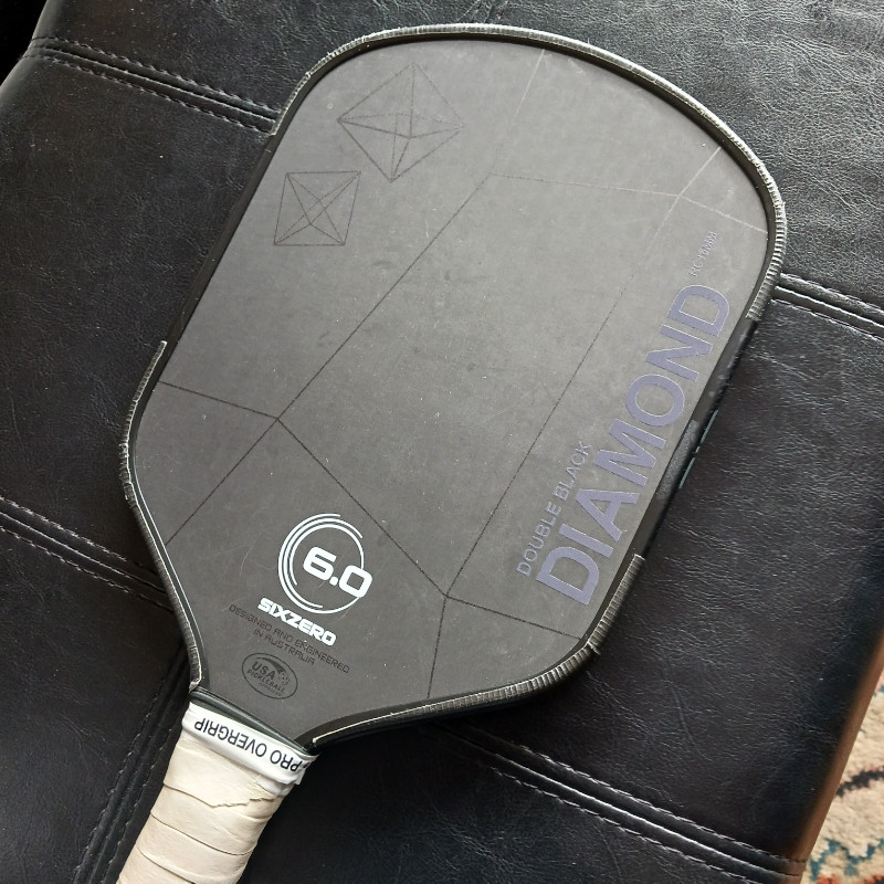 New Double Black Diamond pickleball paddle from Six Zero Tennis