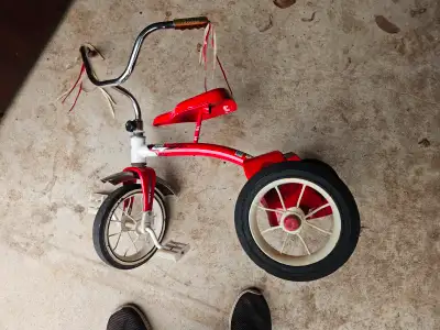 Red Rocket Tricycle WITH STREAMERS! $40! Like the 1980s!, View more