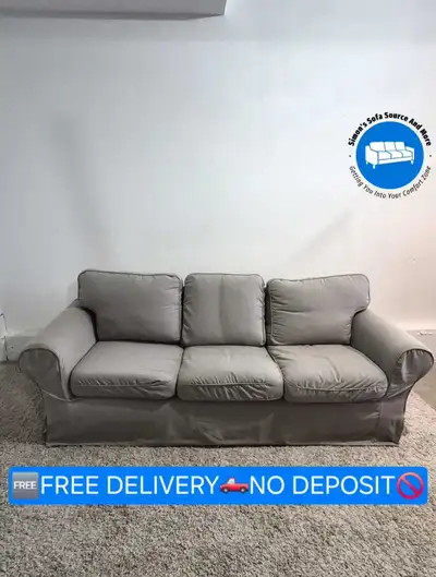 FREE DELIVERY Ikea Uppland/Ektorp 3 Seater Sofa/Couch NO DEPOSI, View more