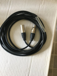 NEUTRIK XLR Male to Female Microphone Cable - 15 Foot