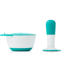 OXO Tot food masher in Teal