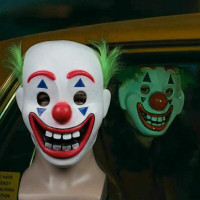The Joker Clown Mask Arthur Fleck Cosplay Halloween Costume