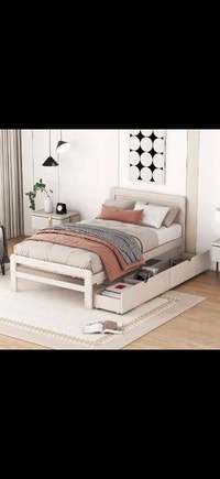 Twin Bed with 2 Storage Drawers Markham / York Region Toronto (GTA) Preview