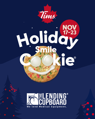 Tim Hortons Holiday Smile Cookie support The Lending Cupboard, View more
