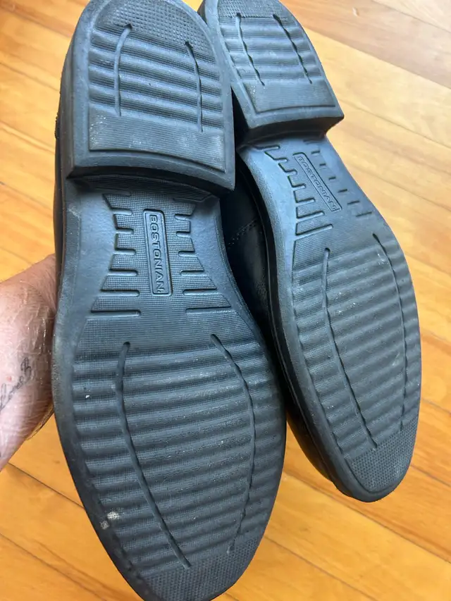 men’s black leather dress shoes size 12 in Men's Shoes in City of Halifax - Image 4