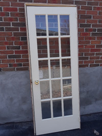 French doors in frames