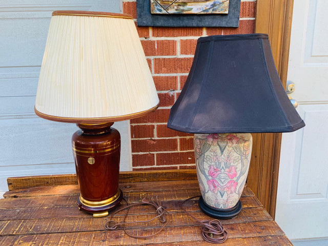 Brass TABLE LAMPS  - Vintage & Modern in Indoor Lighting & Fans in City of Toronto - Image 2