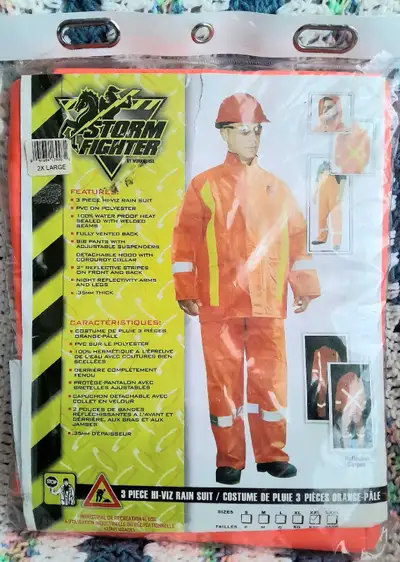 3 Pcs HI VIZ Rain Suit by Work Horse, View more