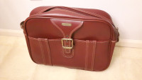 Brand New! Vintage National Luggage Leather Bag.