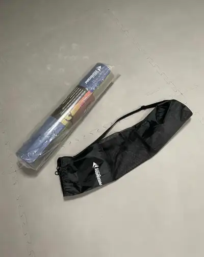 "Probase" Yoga Mat Brand New -still in plastic with carrying case/handle Non slip, machine washable...