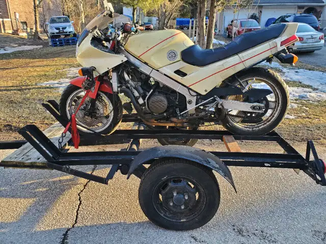 3 Rail Sport Bike Dirt Bike Motorcycle Trailer With Ramp in Other in Windsor Region - Image 3