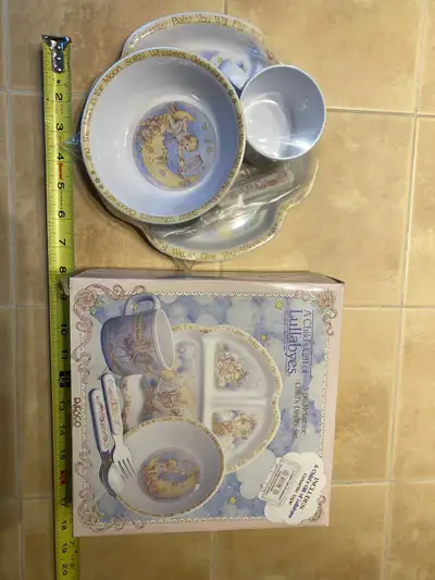 A child’s gift of lullabyes,5 pc.Melaminechild’s dinner set, View more
