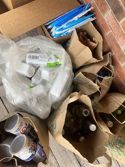 FREE GLASS BOTTLES / JARS, PLASTIC & CARDBOARD CONTAINERS, PAPER, View more