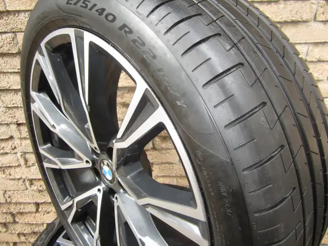 2024 BMW X7 OEM Y spoke 22" staggered summer wheel set style 758 in Tires & Rims in City of Toronto - Image 7
