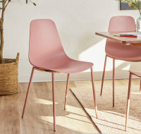 ARTICLE SVELTI DUSTY PINK DINING CHAIR