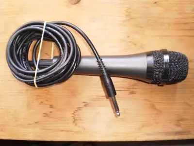 Microphone with 10ft Audio Cable and 6.3mm Jack Plug, View more