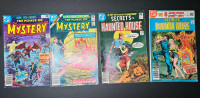 Four Vintage DC Horror Comics