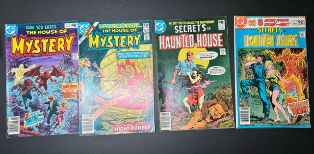 Four Vintage DC Horror Comics dans Bandes dessinées  à Ottawa