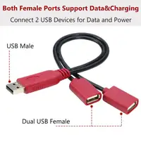 USB Splitter Y Cable