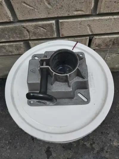 Trac- lock swivel for boat seat, Used, Condition good, Screw is not included, Pick up at 16Ave and K...