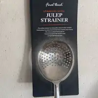 Final Touch Stainless Steel Julep Strainer (FTA7303) - 2 FOR $8