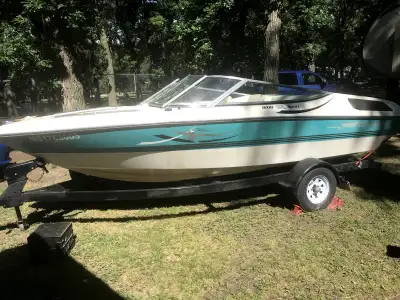 For sale one 1991 Chaparral 1800 SL sport With a 4.3 mercruiser engine Boat & trailer for Asking 600...