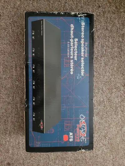 Omage at6 stereo speaker selector, View more
