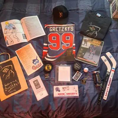 ONLY $200 - Collection of Wayne Gretzky's Restaurant  Memorabili, View more