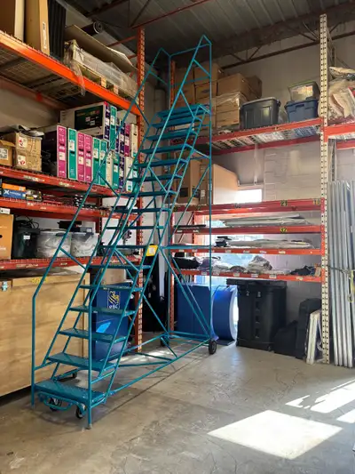 16 step rolling ladder, View more