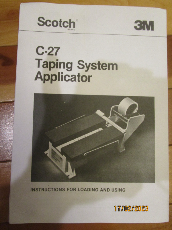 Scotch Taping System Applicator C-27 in Other in St. Albert - Image 3