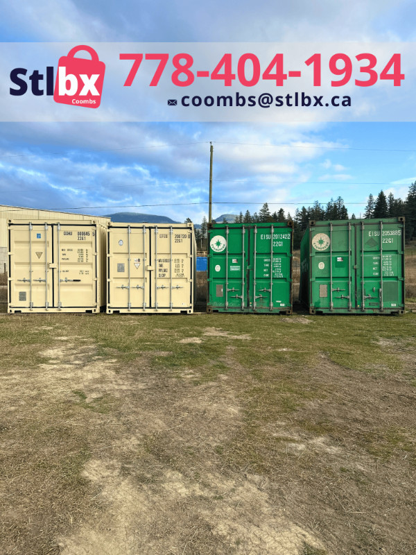 20' New Shipping Container in Coombs! $4850 + tax and delivery in Outdoor Tools & Storage in Victoria - Image 3