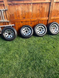 265/75/17 tires with 6 bolt Chevy/gmc rims 