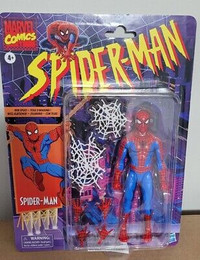 Marvel Legends Cel Shaded Spiderman MOSC