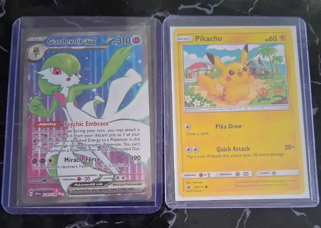 2 Pokémon Cards in Arts & Collectibles in Edmundston - Image 2